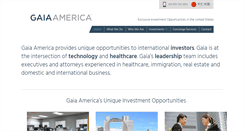 Desktop Screenshot of gaiaamerica.com